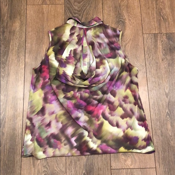 Jennifer Lopez Multicolor Sheer Tank Size L Petite - Picture 4 of 9